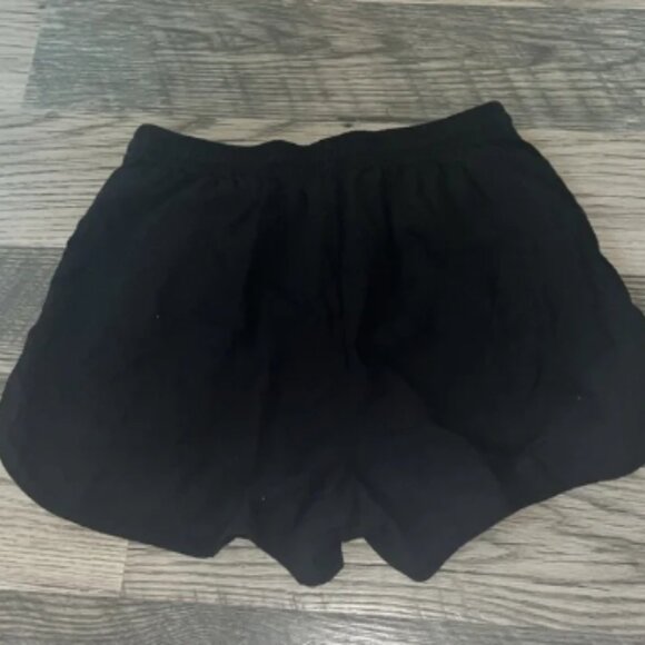 Madewell Black Athletic Shorts Lightweight Elastic Waist womens size medium - Picture 5 of 5
